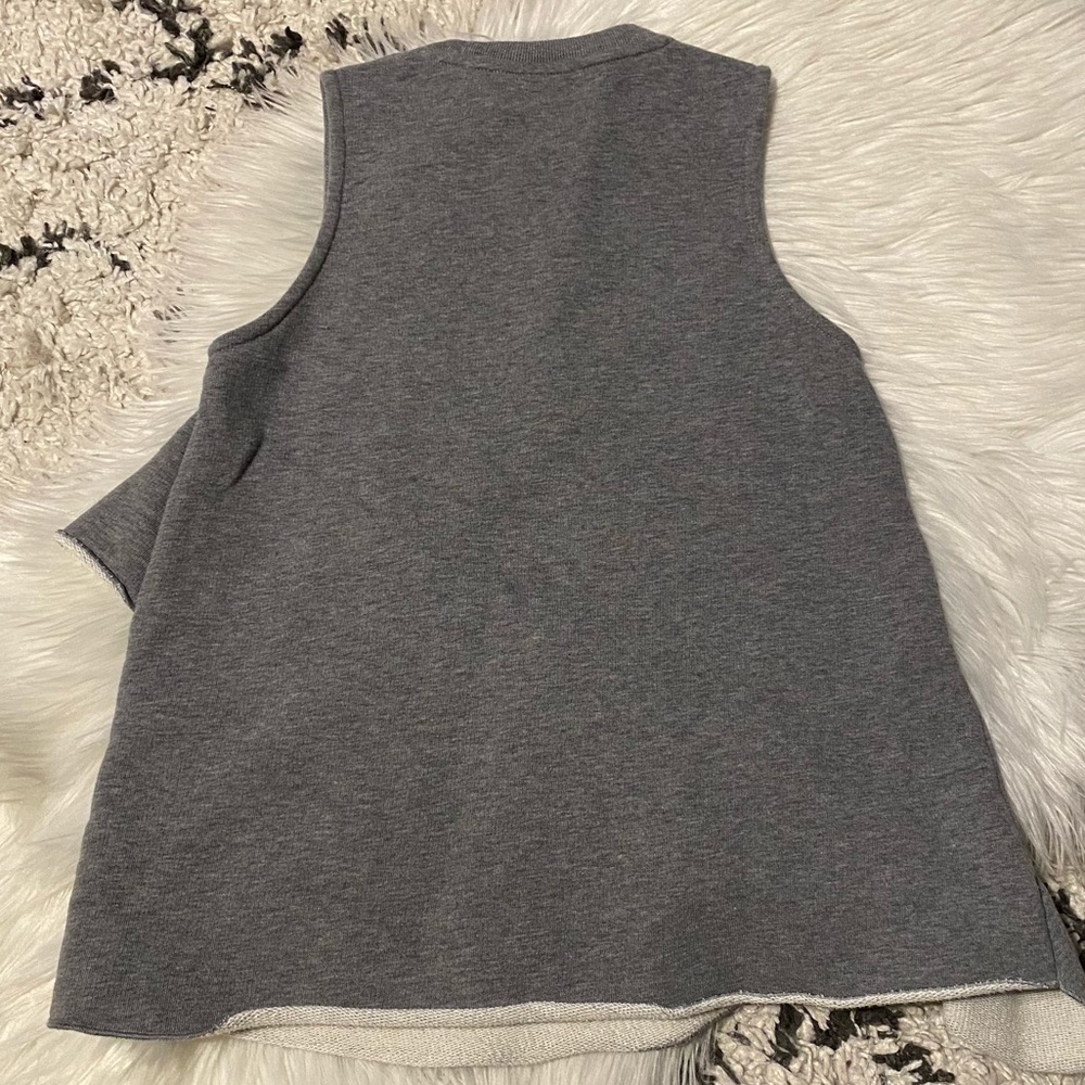 Carven Ruffle Sweatshirt Tank - Picture 7 of 8